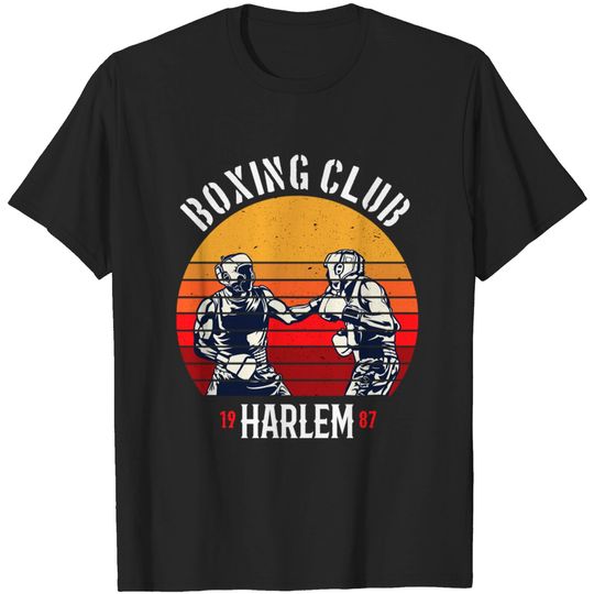 Discover Boxing Club Harlem Gift Idea Design Motif - Harlem - T-Shirt