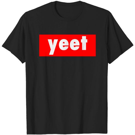 Discover YEET - Slang for Boys in Big Red Street Art T-Shirt - Yeet - T-Shirt