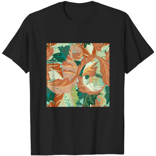 Discover Beautiful Floral Seamless Patterns - Floral Face Mask - T-Shirt