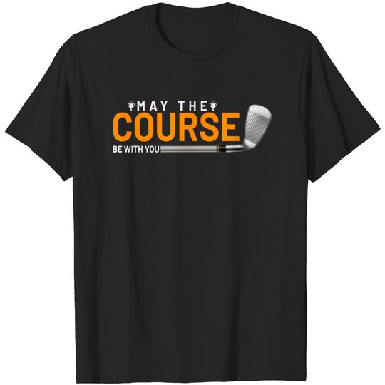 Discover Golfer On Fairway With Wedges And Golf Bag - Golfing - T-Shirt