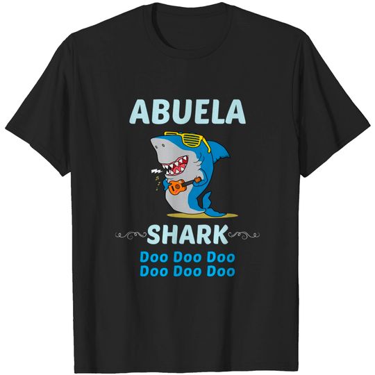 Discover Family Shark 2 ABUELA - Abuela - T-Shirt