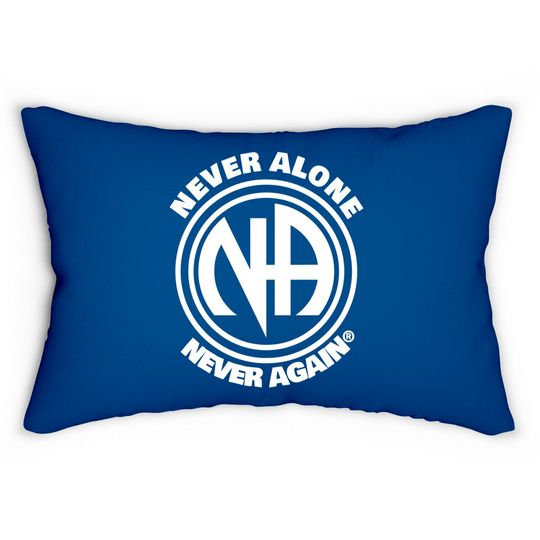 Discover Narcotics Anonymous Logo Symbol 12 Step Recovery NA AA Lumbar Pillows