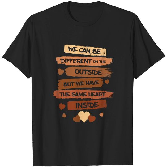 Discover The Same Heart Inside History Month Black Lives Matter T-Shirt