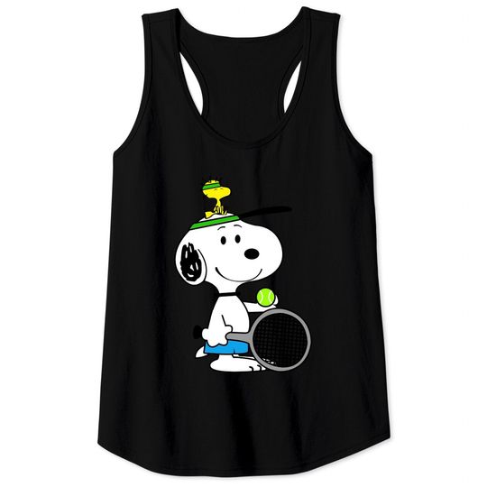 Discover Snoopy Tennis Time - Snoopy Fan - Tank Tops