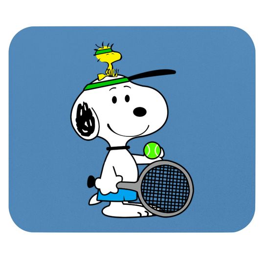 Discover Snoopy Tennis Time - Snoopy Fan - Mouse Pads