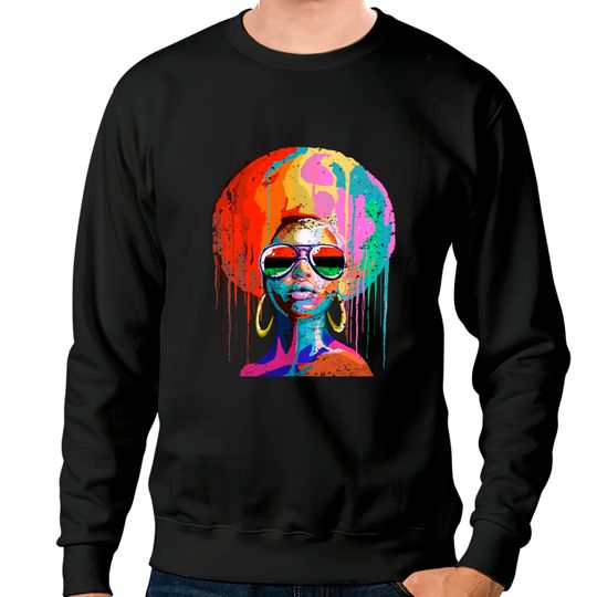 Discover Black queen art Sweatshirts