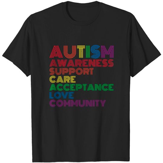 Discover Autism Infinity Symbol Celebrate Neurodiversity T-Shirt