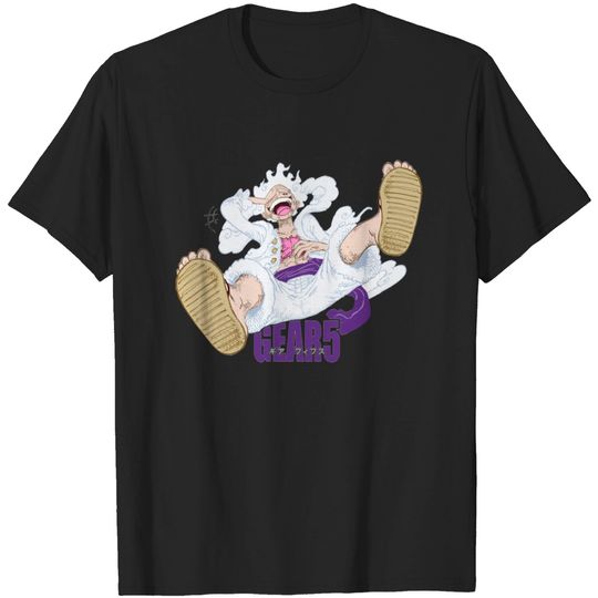 Discover Monkey D. Luffy - GEAR 5 (FRONT PRINT) - One Piece - T-Shirt