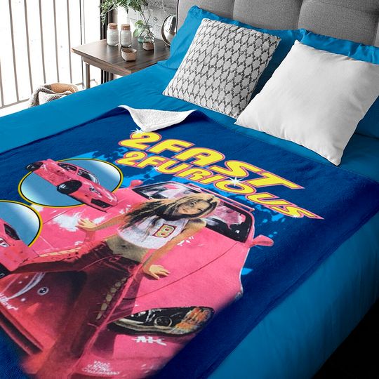 Discover Vintage Suki Fast Furious Baby Blankets