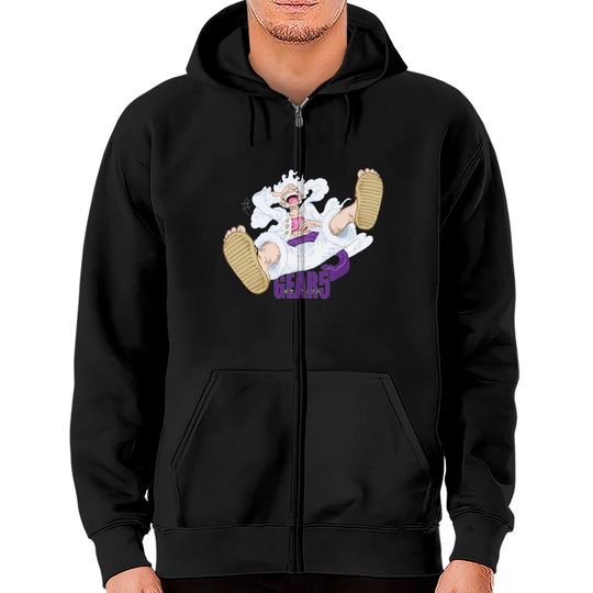 Discover Monkey D. Luffy - GEAR 5 (FRONT PRINT) - One Piece - Zip Hoodies