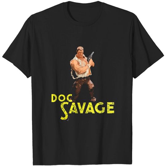 Discover Doc Savage, distressed - Doc Savage - T-Shirt
