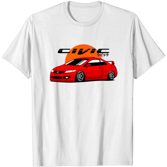 Discover Civic SI red candy - Civic - T-Shirt