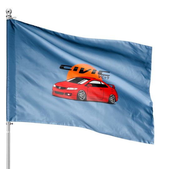 Discover Civic SI red candy - Civic - House Flags