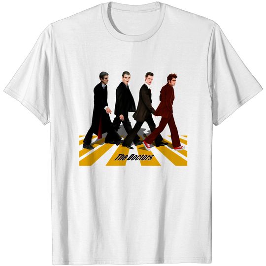 Discover The Doctors at abbey road - Doctor Who - T-Shirt