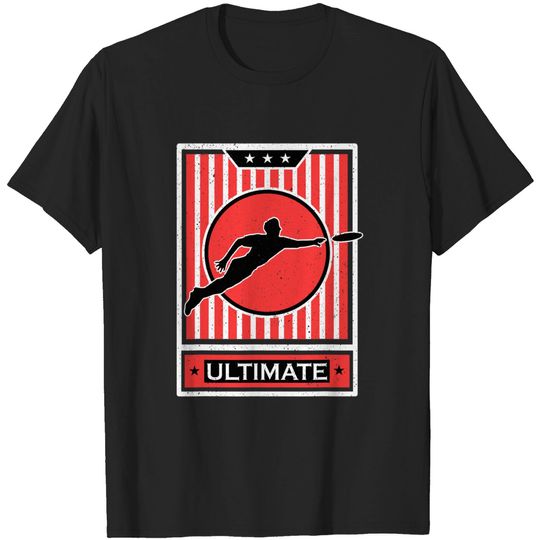 Discover Great Ultimate Frisbee Motif Gift T-Shirt
