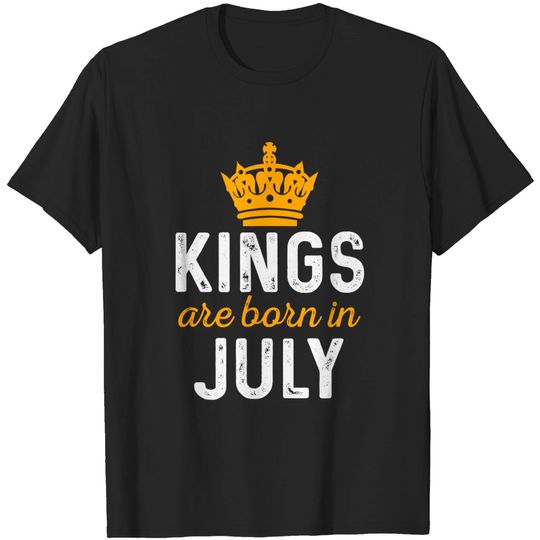 Discover Kings Are Born In July T-Shirt