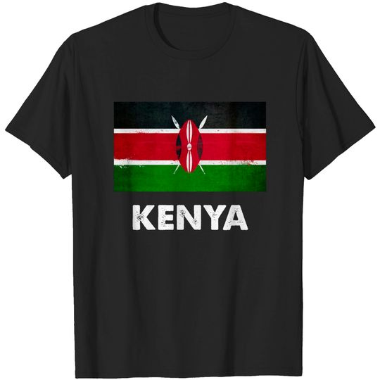 Discover Kenya Flag T Shirt