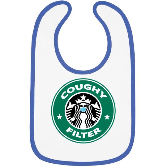 Discover Coughy Filter Coffee Pun Mask - Coughy Filter - Bibs