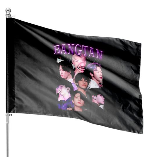 Discover Bts Bangtan Boys Group Members House Flags