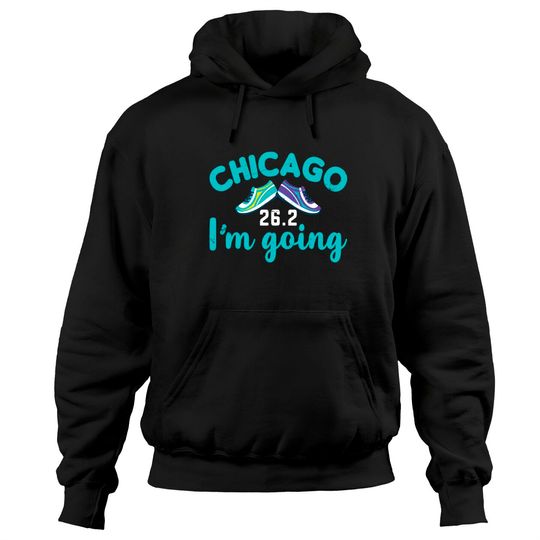 Discover Chicago 26.2 I'm Going Runner Sprinter Recreational Activity Pullover Hoodie