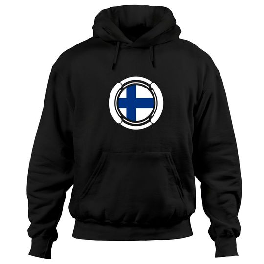 Discover Loving Finland Flag Patriotic Finnish Pullover Hoodie
