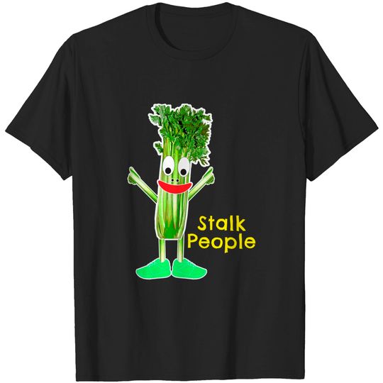 Discover Funny Celery Gift Stalk People Workout Fitness Veggie T-Shirt
