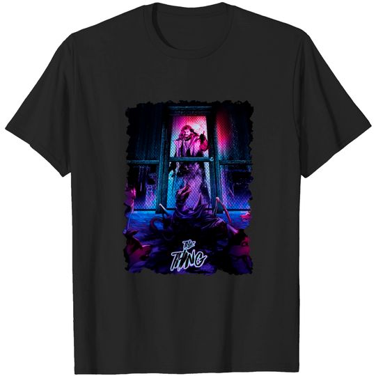 Discover The Thing Movie Soft T-Shirt, The Thing Poster T Shirt, 80s Movie Shirt