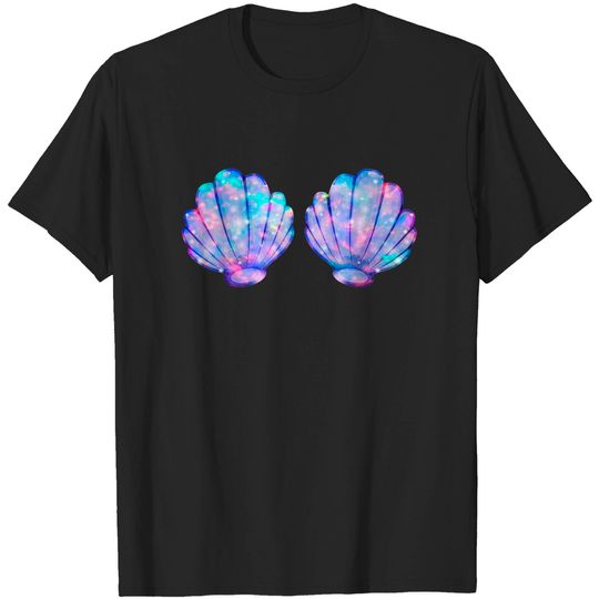 Discover Seashell Bra T-Shirt Bikiny Funny Party Costume