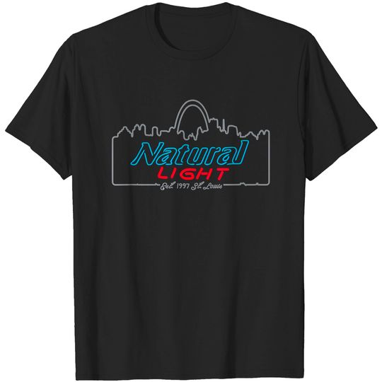 Discover Natural Light 'Natty St. Louis' - Natural Light - T-Shirt