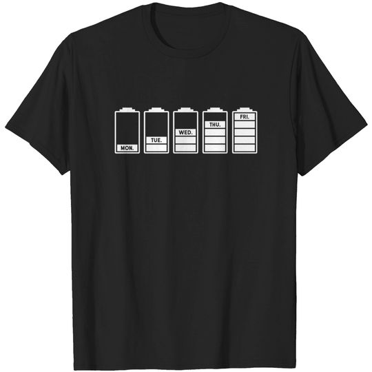 Discover Daily Battery - Weekdays - T-Shirt