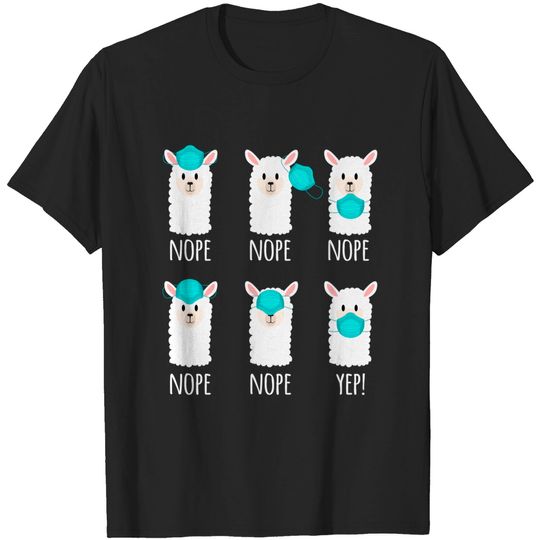 Discover How To Wear A Face-Mask Funny Llama - How To Wear A Face Mask - T-Shirt