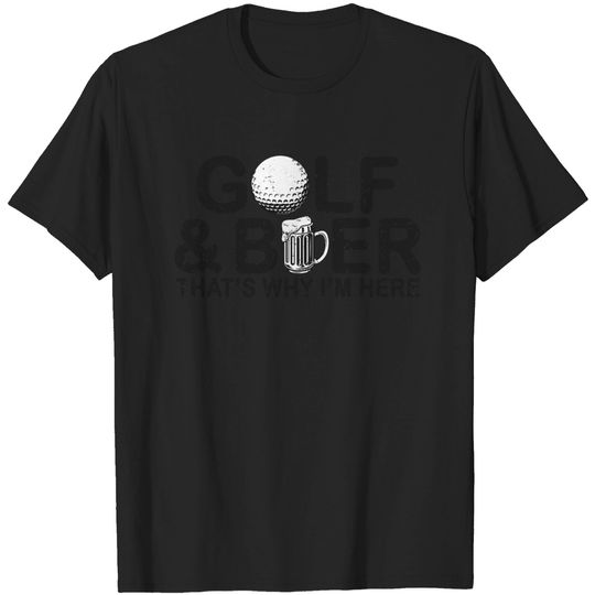 Discover Rules of Golf - Funny Beer Drinking - Golfer Shirt - Golf - T-Shirt