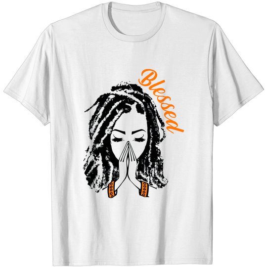 Discover Womens Melanin Poppin Black Girl Magic Plus Size Faith Based Tee T-Shirt