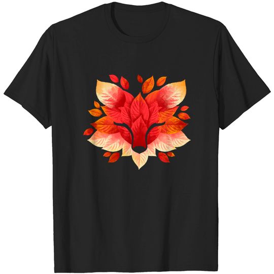 Discover Fox of leaves - Leaves - T-Shirt