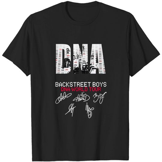 Discover Backstreet Boys DNA World Tour tshirt