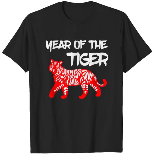 Discover Traditional Year Of The Tiger Zodiac Chinese New Year 2022 T-Shirt
