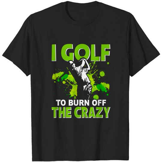 Discover Golfer On Fairway With Wedges And Golf Bag - Golfing - T-Shirt