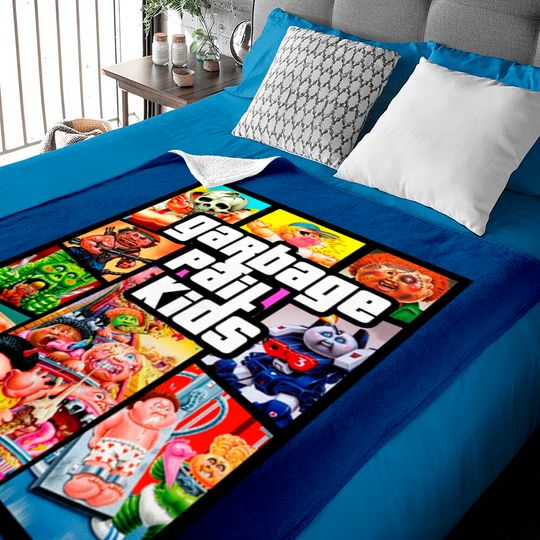 Discover GPK GTA Parody - Garbage Pail Kids - Baby Blankets
