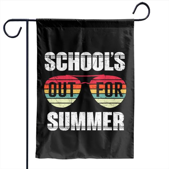 Discover Schools Out For Summer Happy Last Day Of School Vintage Gift Garden Flags