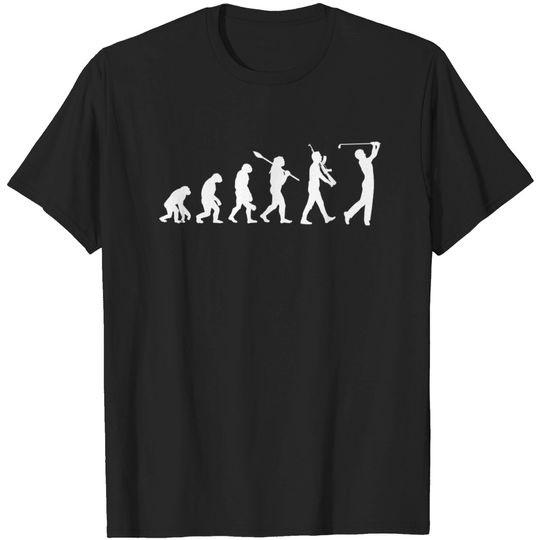 Discover Evolution Of The GOLF - Funny Golfer - T-Shirt
