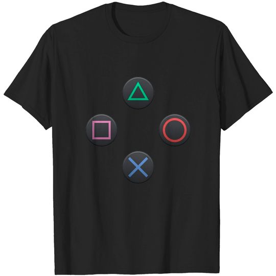 Discover PS4 Controller Buttons - Playstation - T-Shirt