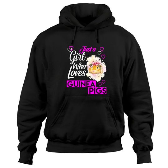 Discover Cute Just A Girl Who Loves Guinea Pigs Pullover Hoodie