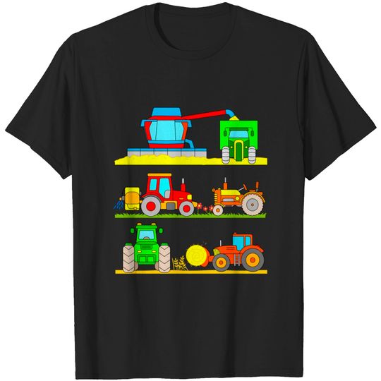 Discover Combine Harvester Farm Machines - Combine Harvester - T-Shirt