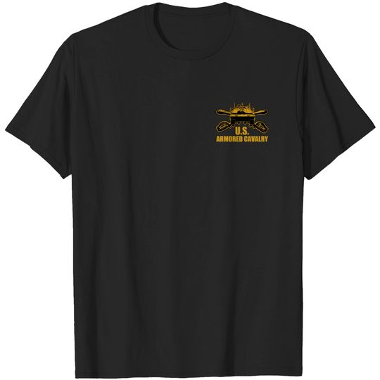 Discover US Armored Cavalry (small logo) - Us Cavalry - T-Shirt