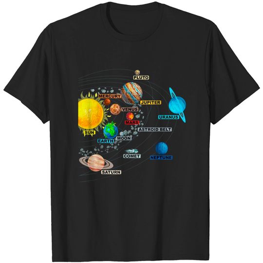 Discover Earth and solar system - Solar System - T-Shirt