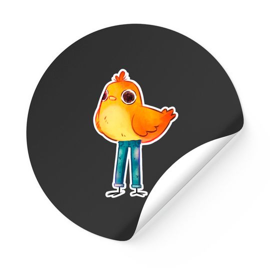 Discover Bird Jeans - Exocomics - Stickers