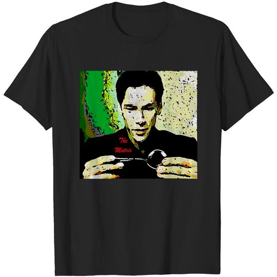 Discover The Matrix Awesome Movie Star Keanu Reeves As Neo in The Matrix Unisex Tshirt
