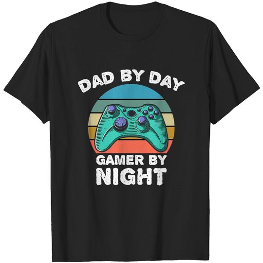 Discover Dad By Day Gamer By Night T-Shirt
