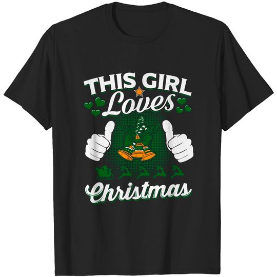 Discover This Girt Loves Christmas - Christmas - T-Shirt