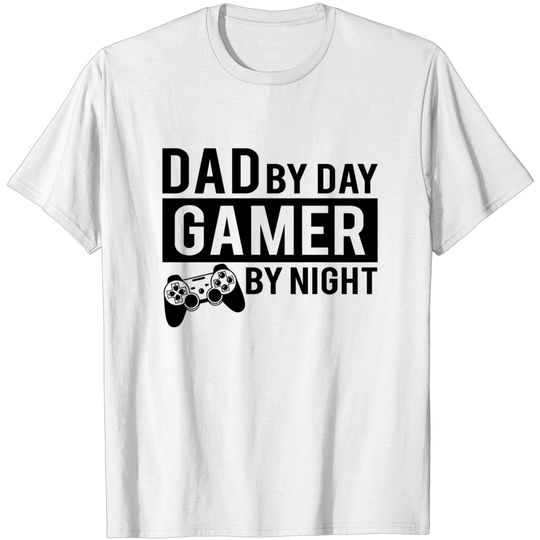 Discover Dad By Day Gamer By Night T-Shirt